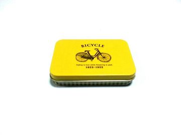 China Gelbes Metallminiblechdosen für Mobiltelefon/Batterie/Minigeschenk fournisseur