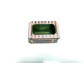 China Rechteck gemalte Miniblechdosen für Minze/Süßigkeit/Wachs/Pflaume fournisseur