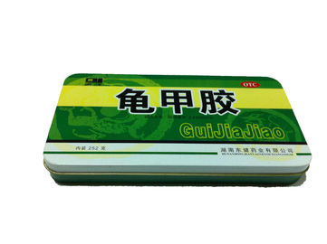 China Zinn-Fabrik-Zinnblech-Quadrat-Zinn-Behälter für das Gesundheitswesen-Produkt-Verpacken fournisseur