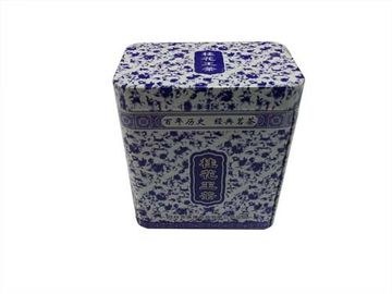 China Rechteckige Zinn-Tee-Kanister für Tee-Verpackung Tieguanyin und Wuloog fournisseur