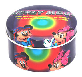 China Geschenk-Zinn-Kasten Mickey Mouses leerer, Disney-Blechdose für das Geschenk, das mit Deckel verpackt fournisseur