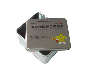 China 0.23mm Nahrungsmittelgrad-Zinn-Kasten/Kanister, pharmazeutisches Verpacken-Kasten fournisseur