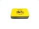 Gelbes Metallminiblechdosen für Mobiltelefon/Batterie/Minigeschenk fournisseur