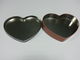Populäre Schokoladen-Zinn-Kasten-Zinnblech-Behälter, silberne Farbe nach innen, Herz-Form fournisseur