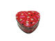 Herz-geformte Schokoladen-Zinn-Kasten-Zinnblech-Behälter für das Verpacken der Lebensmittel fournisseur
