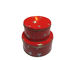 Zylinderpopcorn-Zinn-Plätzchen-Behälter mit roter Abdeckung/Deckel fournisseur