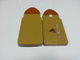 Gelbe Geometrie-Bleistift-Zinn-Kasten-Zinnblech-Behälter für das Briefpapier-Verpacken fournisseur