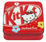 Hello Kitty-Zinn-Süßigkeits-Behälter, leeres inneres und CYMK draußen, quadratische Blechdose fournisseur