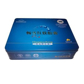 China Drogen-Verpackungs-Metallzinn-Behälter-Kasten gedruckt mit verschiedenen Farben und Versionen fournisseur
