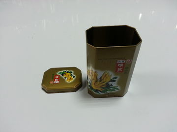 China Asphaltieren Sie Zinn-Tee/Gewürze/Kaffee-Kanister für das trockene Verpacken der Lebensmittel fournisseur