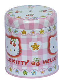 China Hello Kitty-Süßigkeits-Zinn-Behälter, süßes Zinn/Metallkasten mit CYMK-Drucken, Metallkasten fournisseur