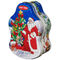 Weihnachtsmann-Metallzinn-Behälter für Weihnachtsfeiertage, kundenspezifischer Kasten fournisseur