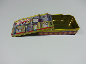 Kundengebundener Metallschokoladen-Zinn-Druckkasten für Nestle-Marke, Stärke 0.23mm fournisseur