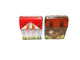 Asphaltieren Sie Weißblech-Quadrat-Behälter-Scharnier-Kasten für Süßigkeit/Pflaume fournisseur