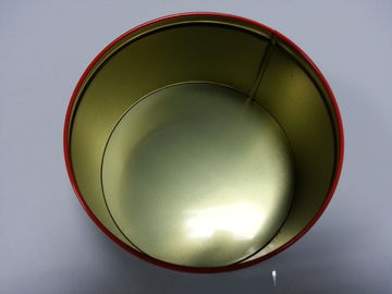 Rote luftdichte Nahrungsmittelgrad-Zinn-Behälter für Kaffee/Medizin fournisseur