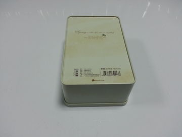 Nahtloser farbiger Zinn-Süßigkeits-Behälter-Metallquadratischer Kasten für Kuchen, 0.23mm Zinnblech fournisseur