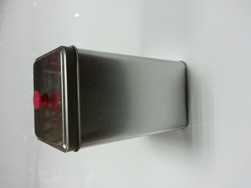 Goldene quadratische Metallweißblech-Tee-Kanister, Stärke 0.23mm fournisseur