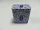 Blauer und weißer Porzellan-Kasten mit Abdeckung, Tee-Speicher/Geschenk verpackt fournisseur