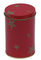 Rote Farbzinn-Tee-Kanister, runder Tee-Zinn-Kasten mit Dia72 x 112hmm fournisseur